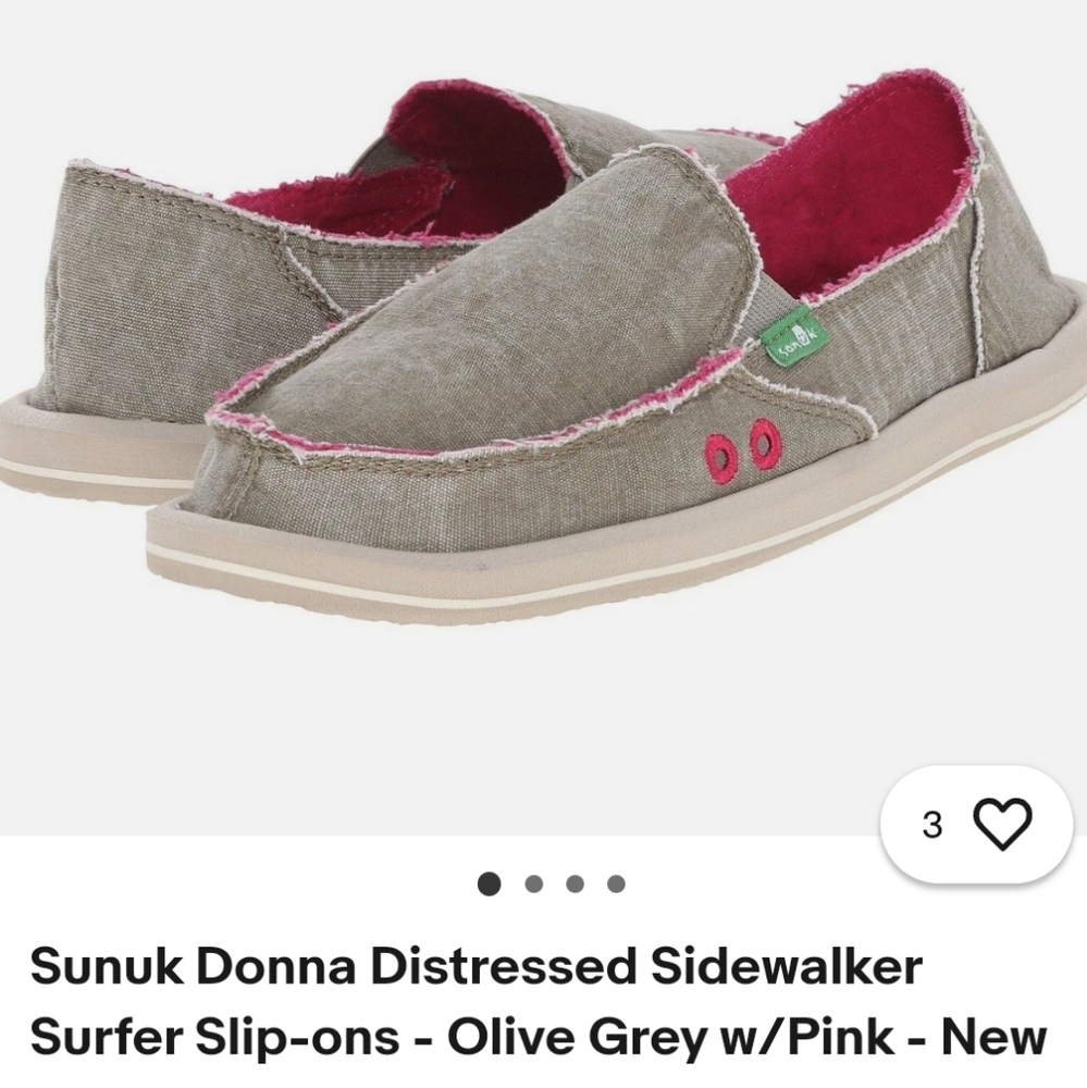 Sanuk Donna Distressed Loafers Excellent Condition